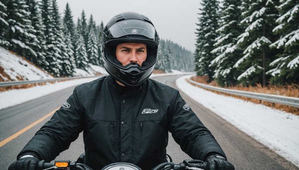 Utiliser un casque de moto pour la conduite hivernale